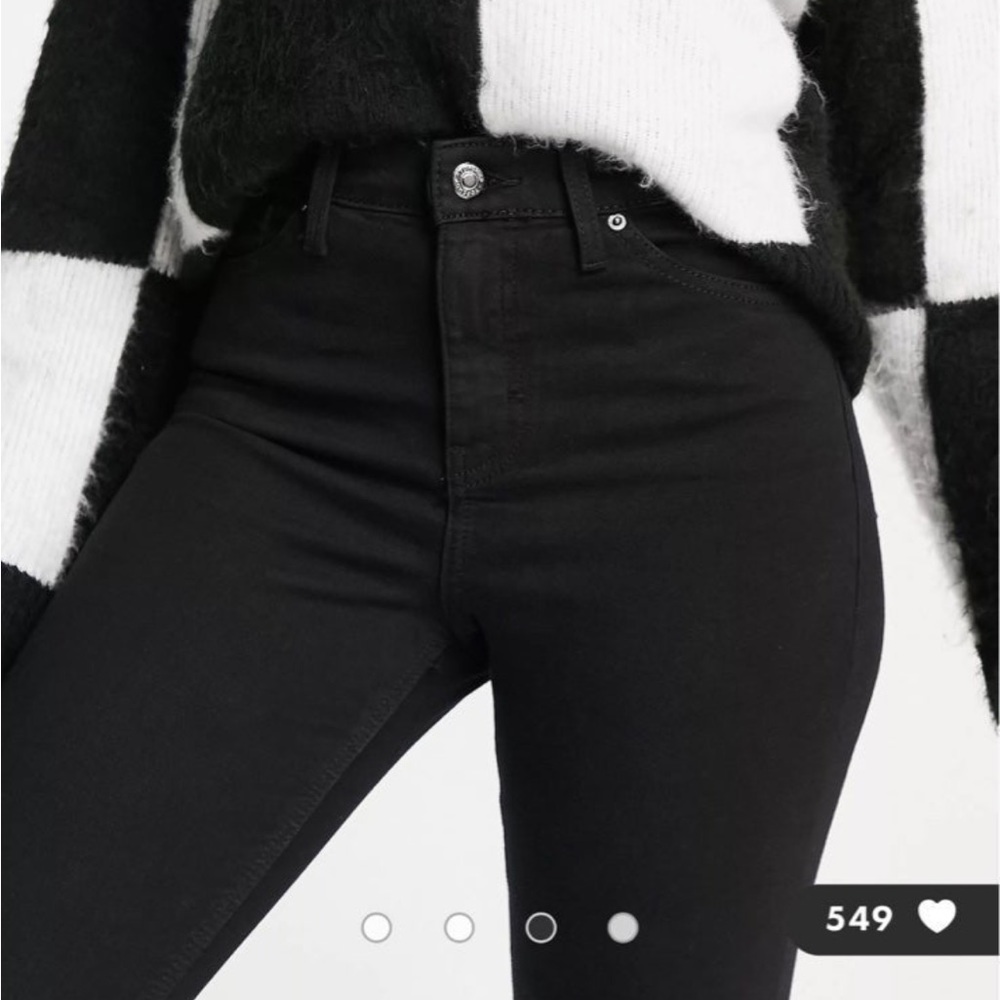 Topshop Jamie Jeans High Waisted Skinny jegging moto - Picture 5 of 11